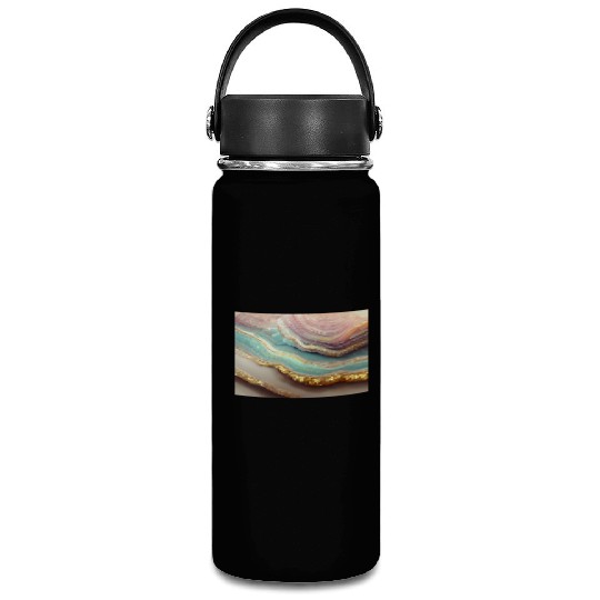 Pastel Agate Geode Stone Vacuum Flask