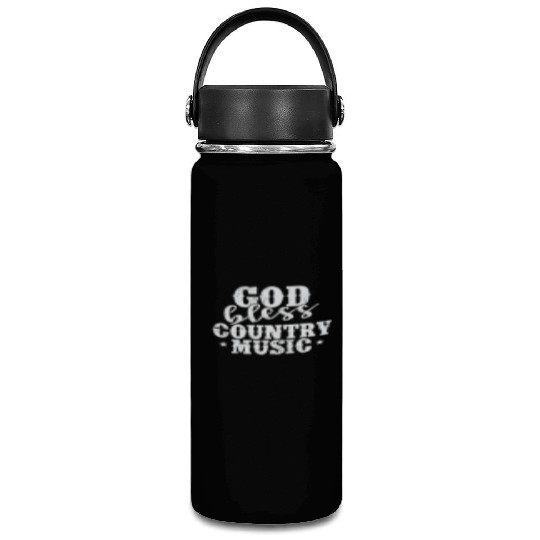 God bless Country Music USA America Cowboys Vacuum Flask