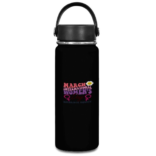 International Women's Day 2023 Theme Embrace Equit Vacuum Flask