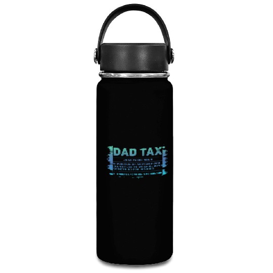Vintage Dad Tax Definition Men Funny Father's Day Vacuum Flask