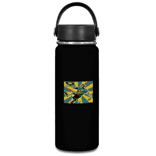 Ultimate Frisbee Retirement Appreciation Pop Art Vacuum Flask