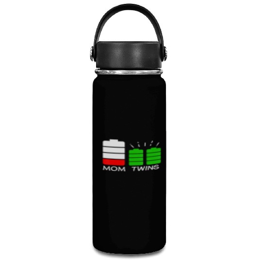 Twin Mom Low Battery Tired Mom Of Twins Vacuum Flask