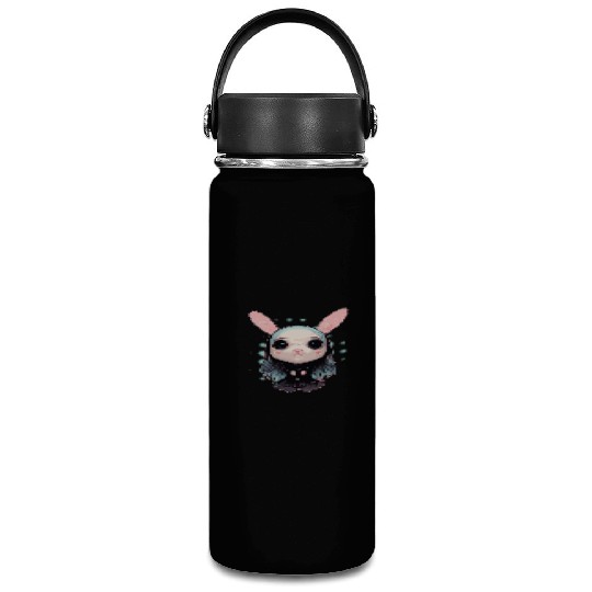 Cute Pastel Goth Bunny Kawaii Menhera Vacuum Flask