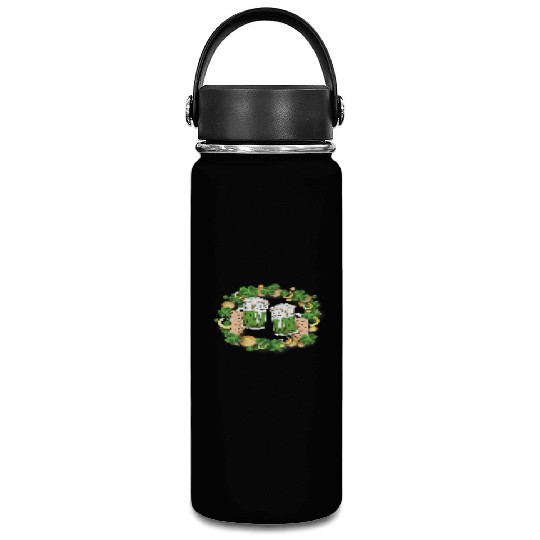 St. Patrick's Day Irish Green Beer, Wine Cups Vacuum Flask