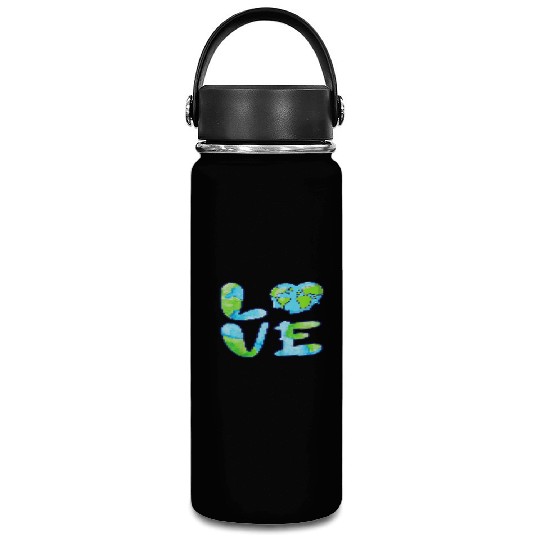 LOVE Earth Day 2023 Cute Earth Lover Kids Vacuum Flask