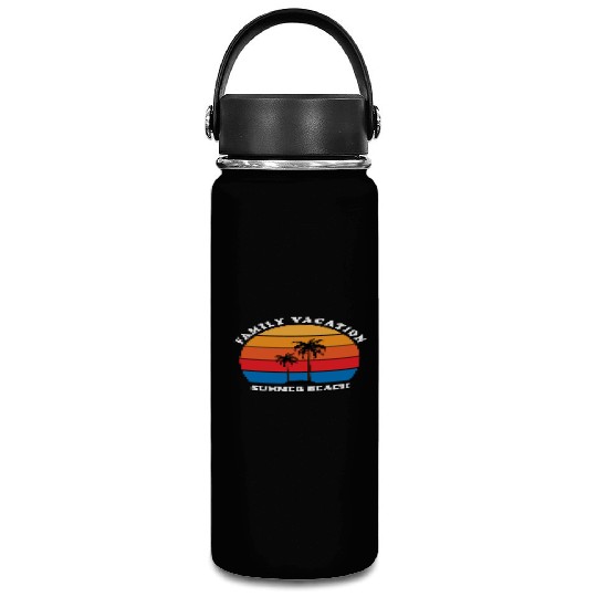 Family Vacation Summer Beach Vacuum Flask