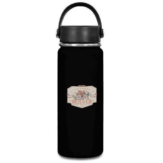 denver colorado wild west town Vacuum Flask