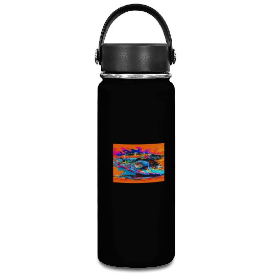 Car Muscle Car Vintage Retro muscle car Vacuum Flask