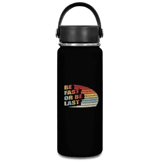 Fast Car Quote Drag Racing Gift Vintage Retro Vacuum Flask
