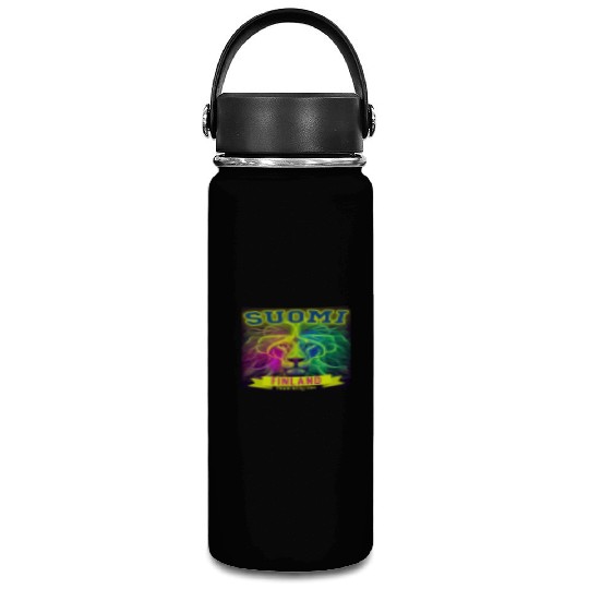 Neon Suomi Finland Lion powered by Sisu Vacuum Flask