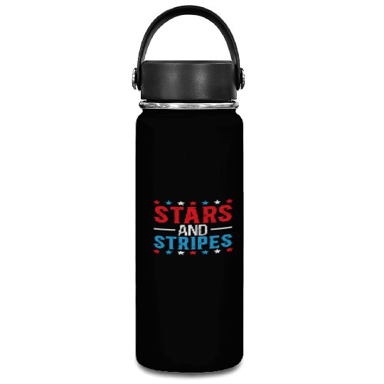 Stars And Stripes America USA Flag 4th Of July Vacuum Flask