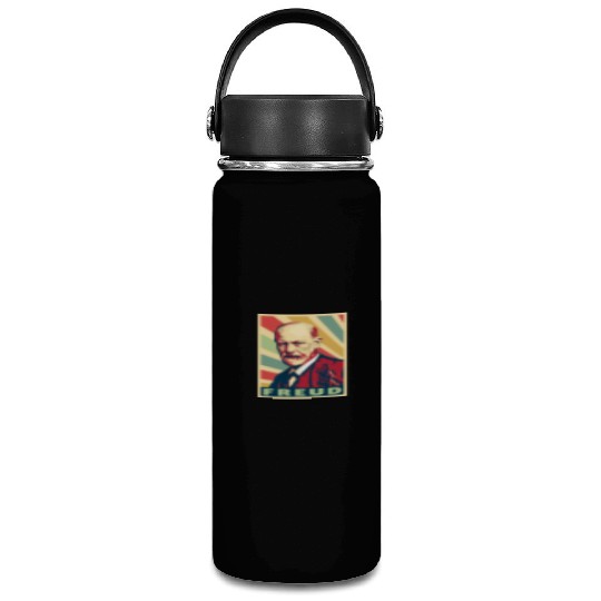Sigmund Freud Vintage Colors Vacuum Flask