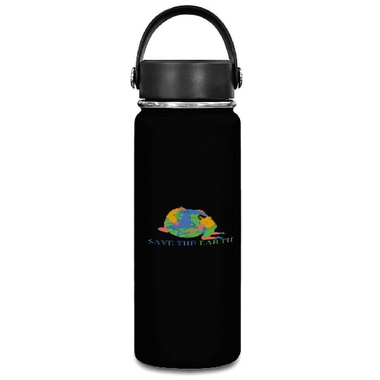 save the earth day Vacuum Flask