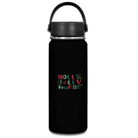 HOLLY JOLLY NURSE 3 Vacuum Flask