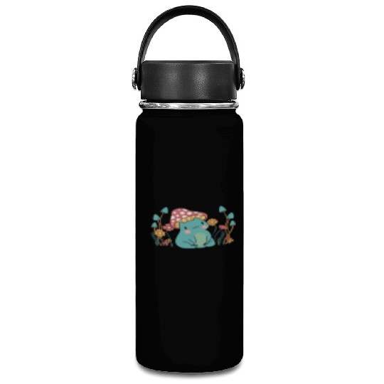 Cottagecore Mushroom Aesthetic Nature Conservation Vacuum Flask