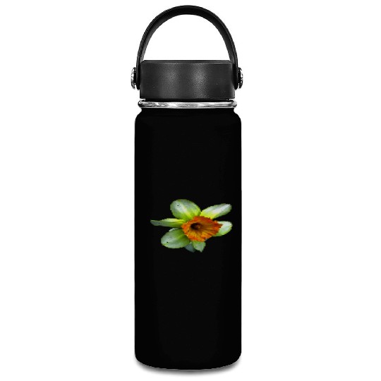 Blooming spring daffodil Vacuum Flask