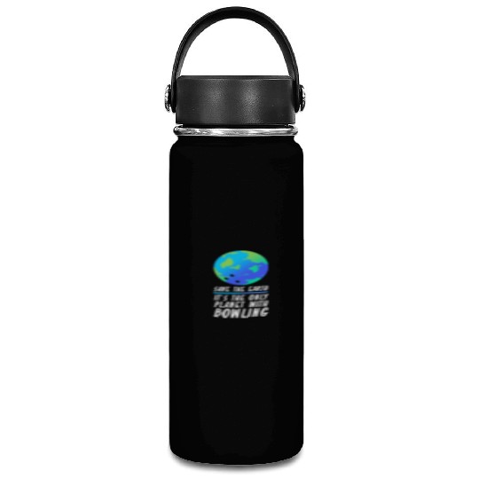 Save The Earth Funny Bowling Vacuum Flask