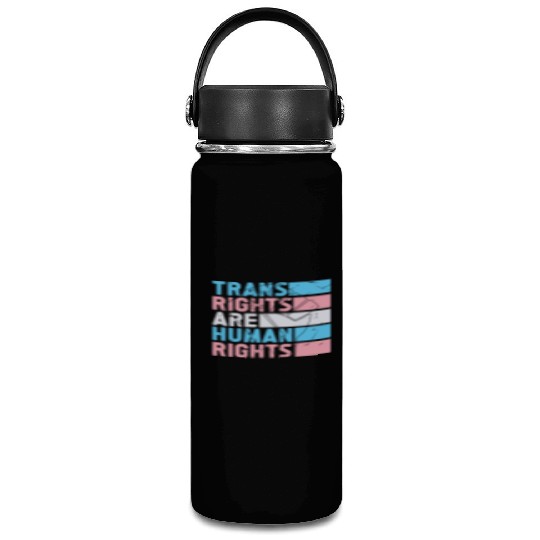 Trans Rights Are Human Rights Support LGBT Pride Vacuum Flask
