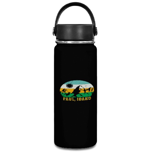 Idaho Mountain Hiking Souvenir Paul Mountain Trip Vacuum Flask