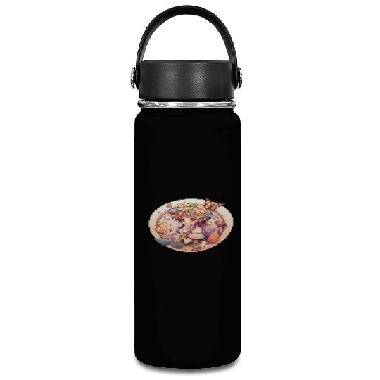 Cottagecore Fairy Girl Fantasy Goblincore Forest F Vacuum Flask