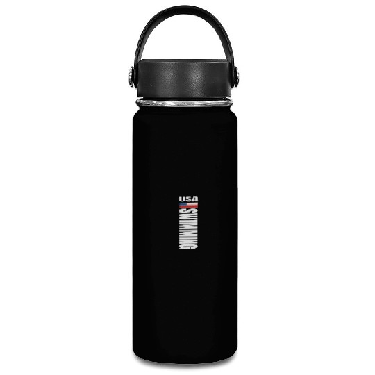 Usa Swimming American Flag Swim Sport Team Vacuum Flask