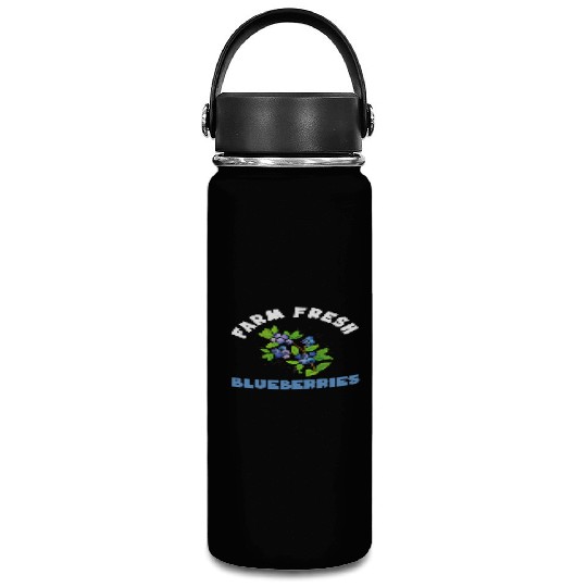 Blueberries Graphics Blueberry Farmer Blueberry Vacuum Flask
