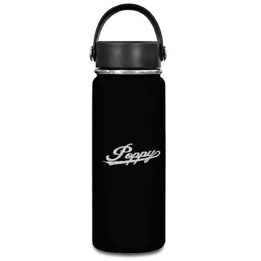 Poppy Style Fatherâ€™S Day For Papa Grandpa Vacuum Flask