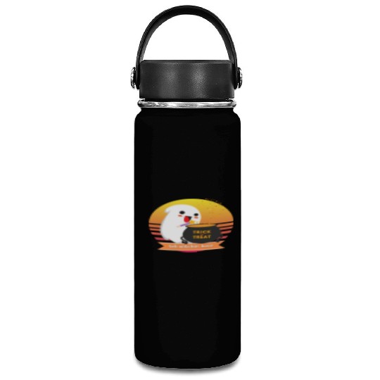 Halloween Cute Ghost Witching Hour Trick Or Treat Vacuum Flask