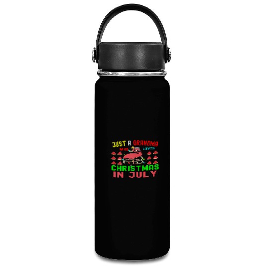 Just a Grandma Who Loves Christmas In July Vacuum Flask