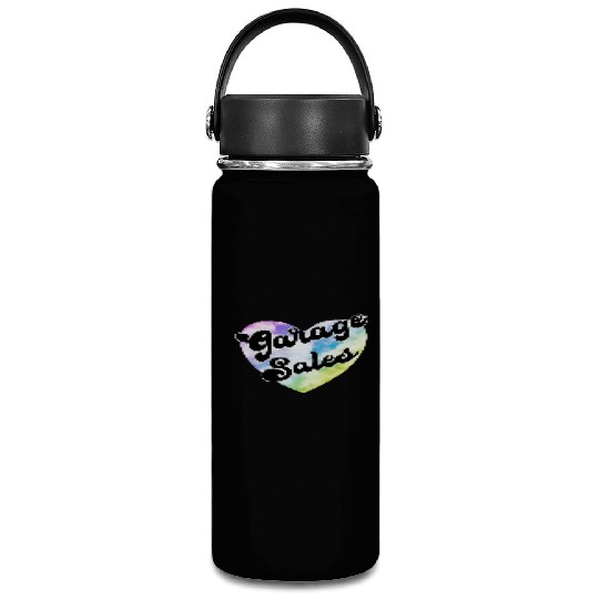 Garage Sales pastel cloud heart Vacuum Flask