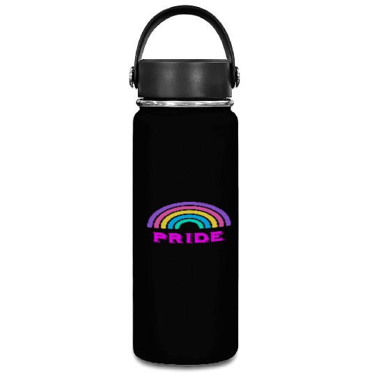 Prideful Rainbow Celebrating Pride Month Vacuum Flask