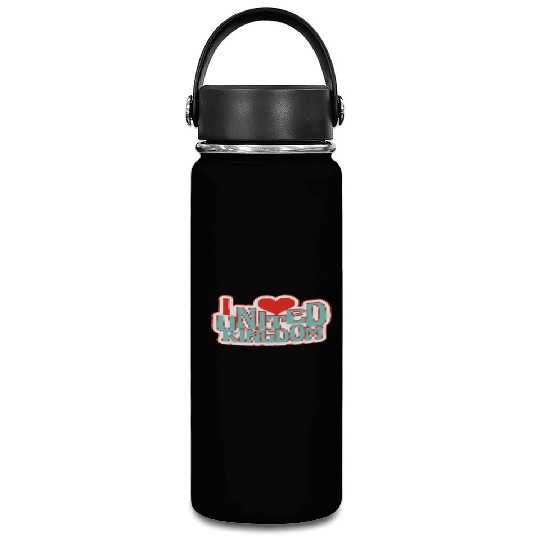 United kingdom hearts Vacuum Flask