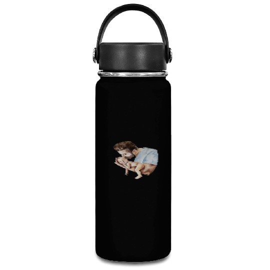 Father's Day Reflections - Heartwarming Art Vacuum Flask