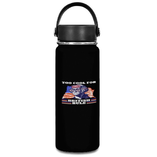 George Washington Too cool for British rule USA Vacuum Flask