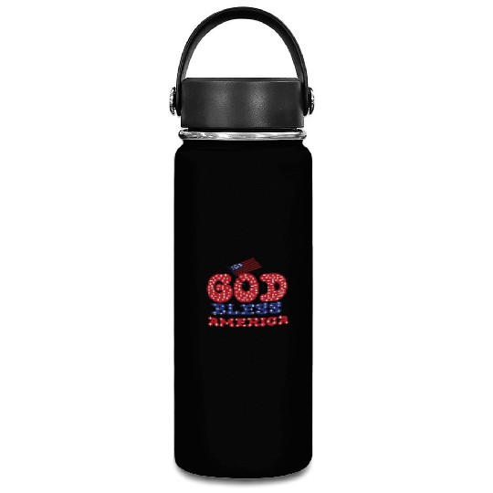 PATRIOTIC DAY GOD BLESS AMERICA Vacuum Flask