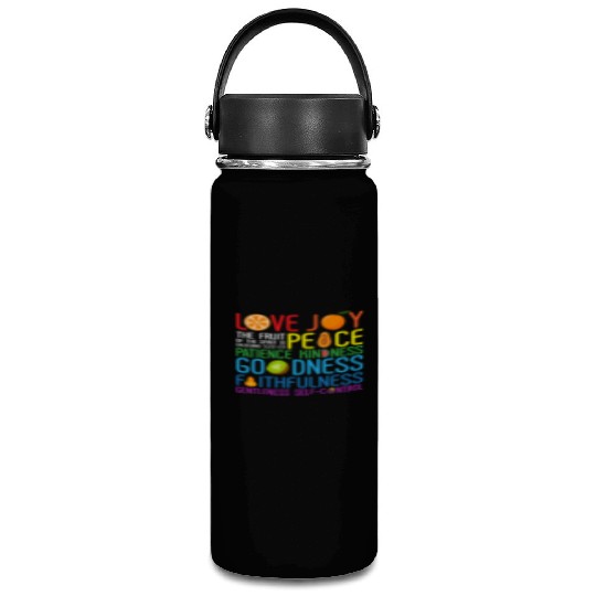 Love Joy The Fruit Of The Spirit Is Peace Patience Vacuum Flask