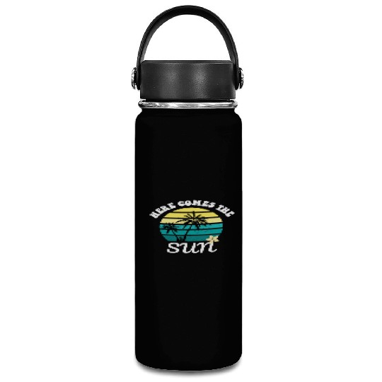 Here comes the sun Summer vacation Vacuum Flask