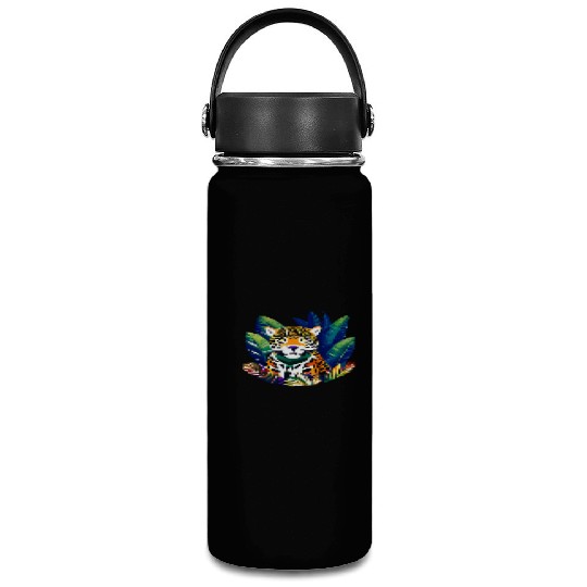 Jaguar in the Tropics Vacuum Flask
