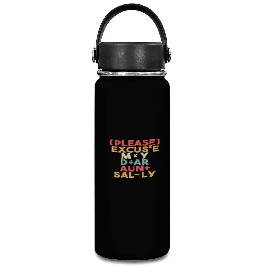 Math Teacher Please Excuse My Dear Aunt Sally Vacuum Flask