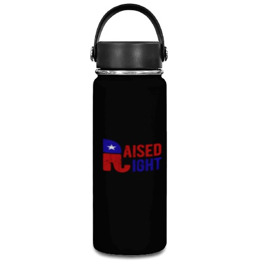 Raised Right Proud Republican Elephant Logo Usa Vacuum Flask