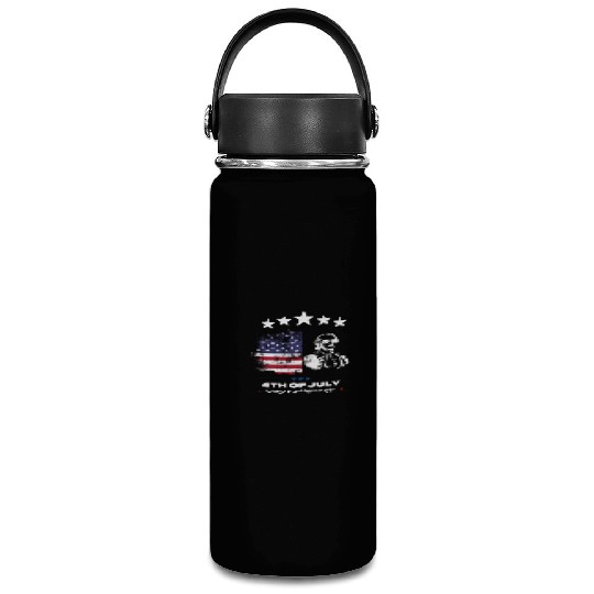 Happy 4th Of July Suck England George Washington Vacuum Flask
