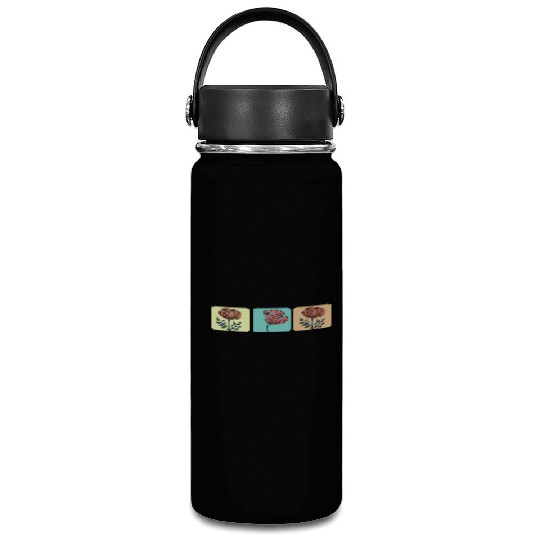 Tulips flower rose Vacuum Flask