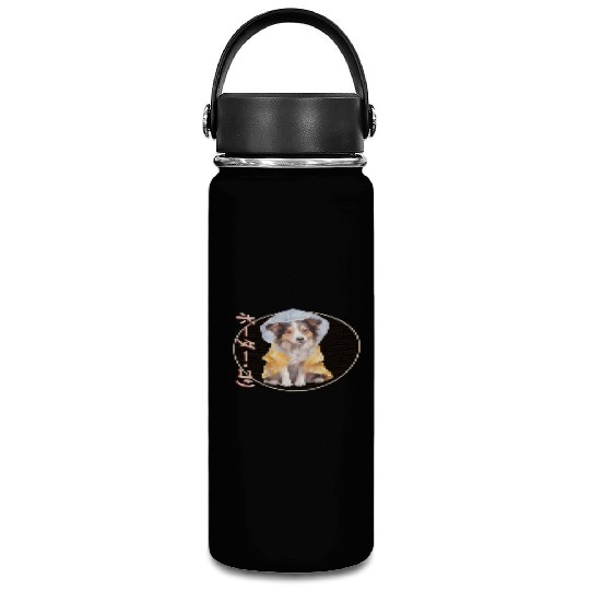 Japanese Border Collie Puppy Vacuum Flask