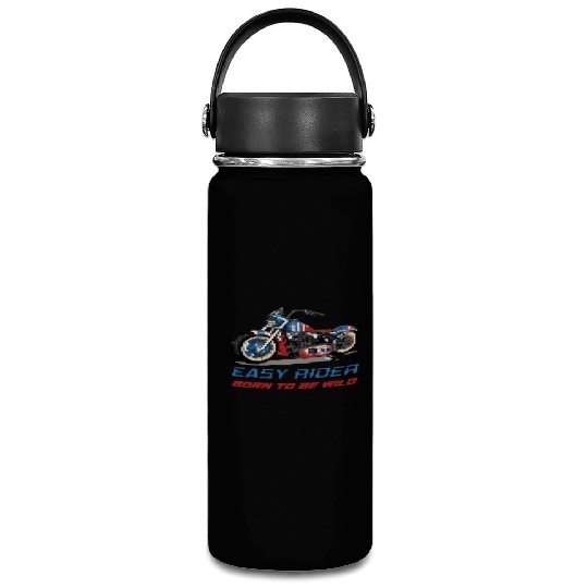Easy Rider Motorcycle Chopper Stars and Stripes Vacuum Flask