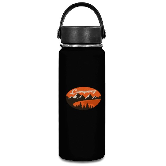 Happy Camper Camping Vacuum Flask