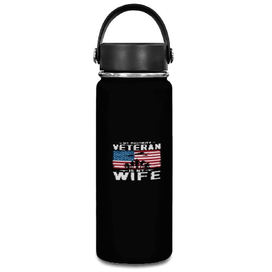 My Favorite Veteran Is My Wife Vacuum Flask