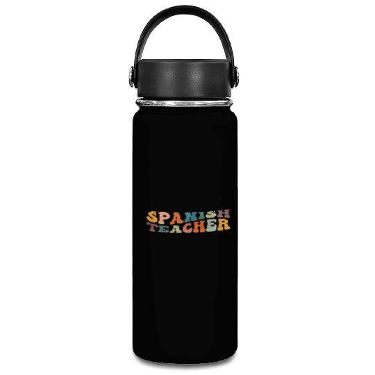 Groovy Spanish Teacher Maestra Bilingual Teaching Vacuum Flask