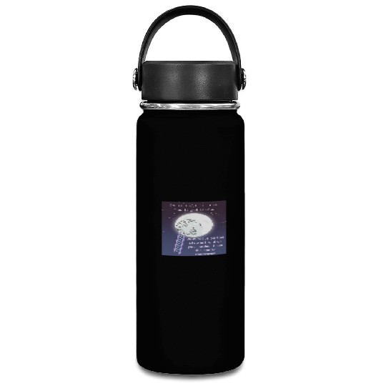 Full Moon Inspirational Quote Poster Vacuum Flask