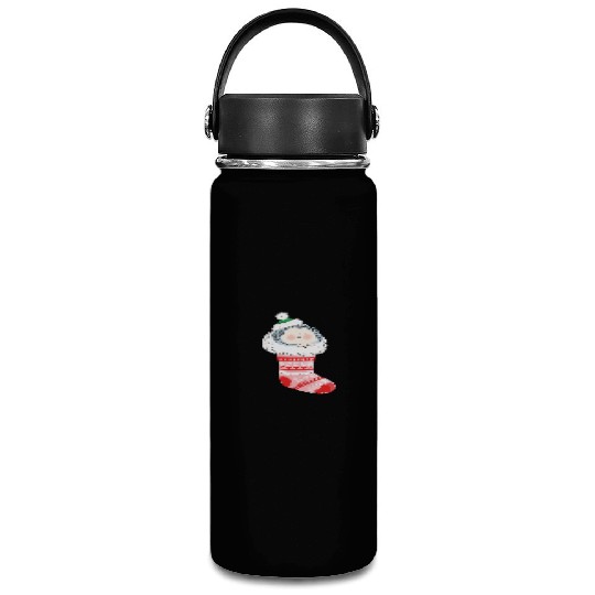 Holly Jolly Hedgehog Vacuum Flask