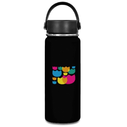 Tulips Retro Florist Flowers Tulip Vacuum Flask